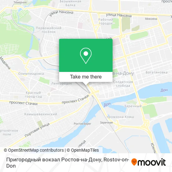 Пригородный вокзал Ростов-на-Дону map