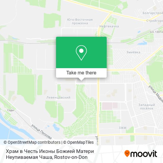 Храм в Честь Иконы Божией Матери Неупиваемая Чаша map