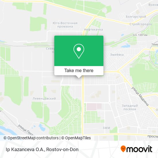 Ip Kazanceva O.A. map