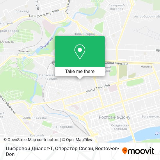 Цифровой Диалог-Т, Оператор Связи map