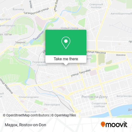 Медок map