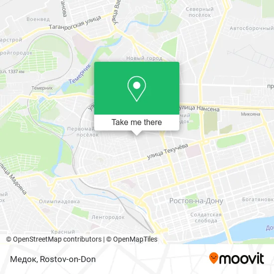 Медок map