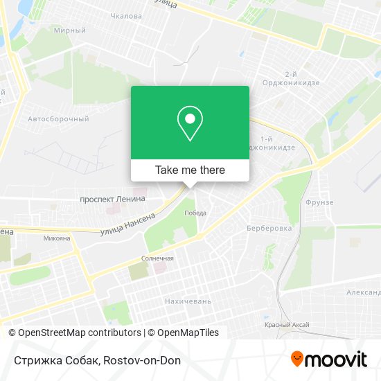 Стрижка Собак map