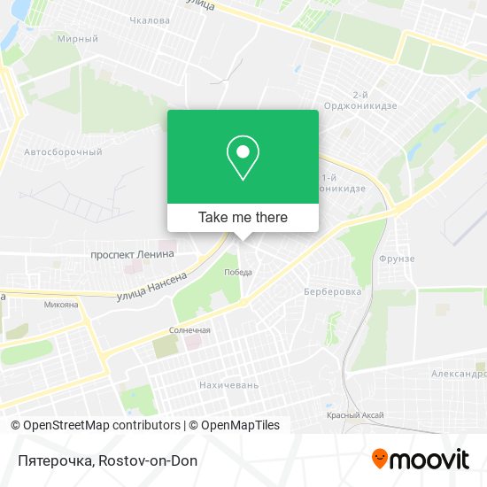 Пятерочка map