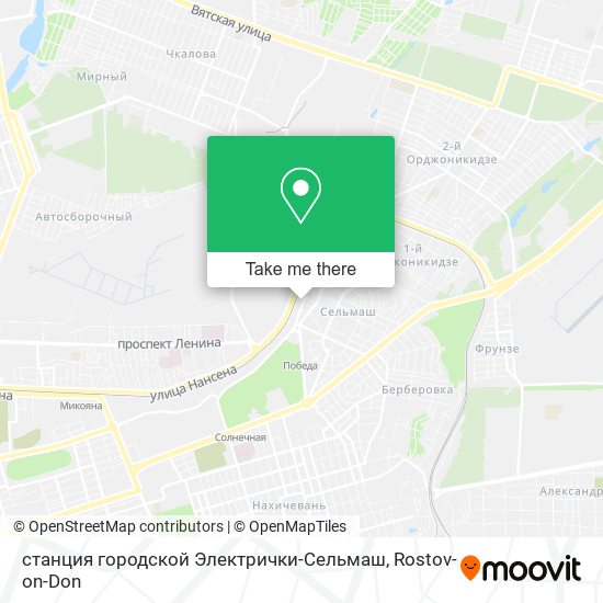 станция городской Электрички-Сельмаш map