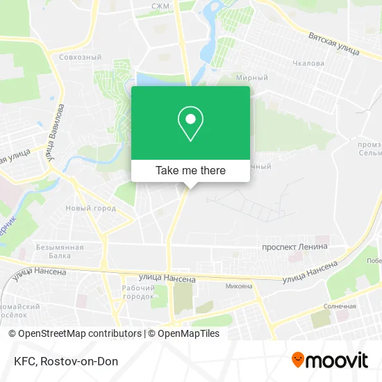 KFC map