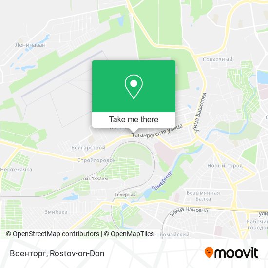 Военторг map