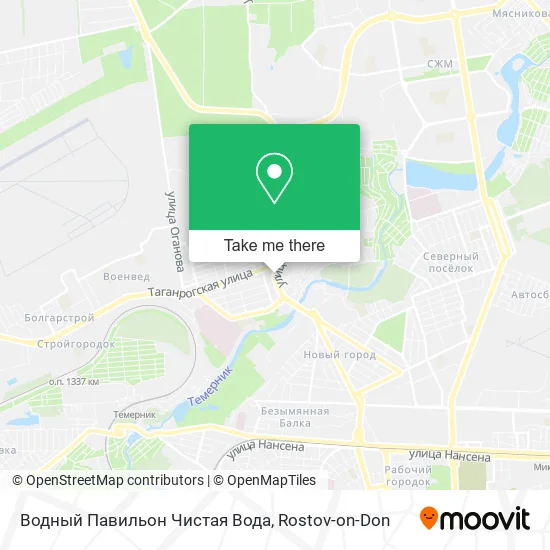 Водный Павильон Чистая Вода map