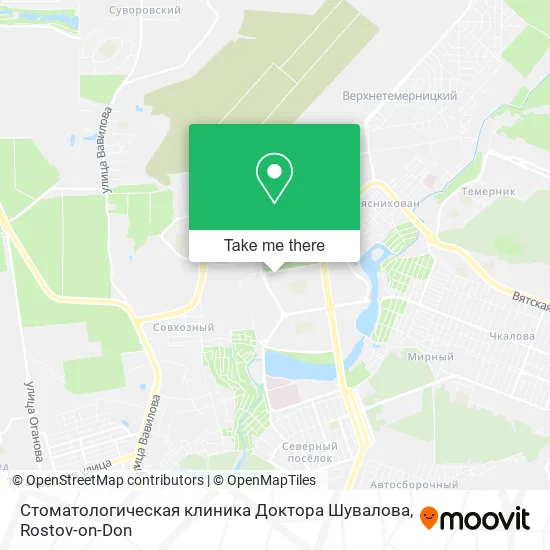 Стоматологическая клиника Доктора Шувалова map