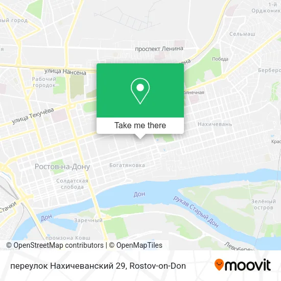 переулок Нахичеванский 29 map