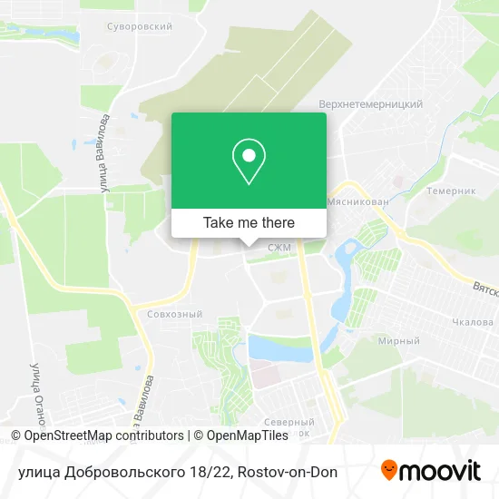 улица Добровольского 18/22 map