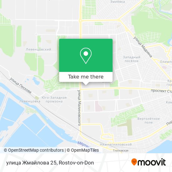улица Жмайлова 25 map