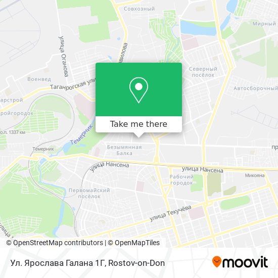 Ул. Ярослава Галана 1Г map