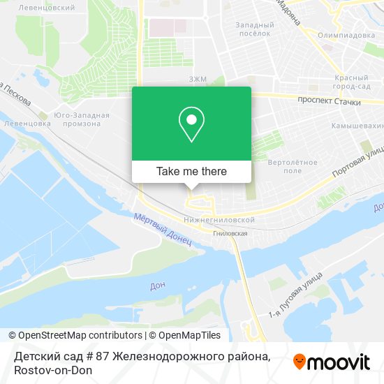 Детский сад # 87 Железнодорожного района map