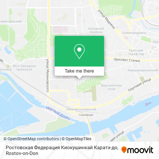 Ростовская Федерация Киокушинкай Каратэ-до map