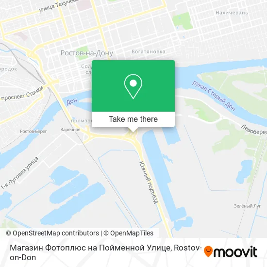 Магазин Фотоплюс на Пойменной Улице map