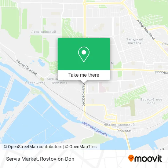 Servis Market map