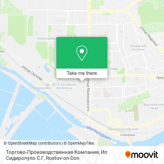 Торгово-Производственная Компания, Ип Сидиропуло С.Г map