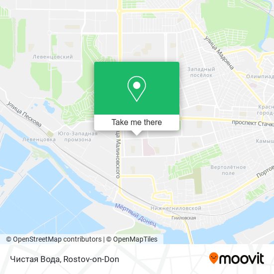 Чистая Вода map