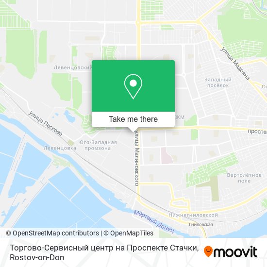 Торгово-Сервисный центр на Проспекте Стачки map