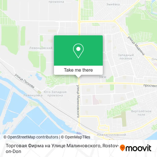 Торговая Фирма на Улице Малиновского map