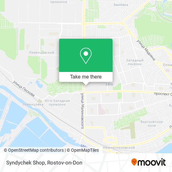 Syndychek Shop map