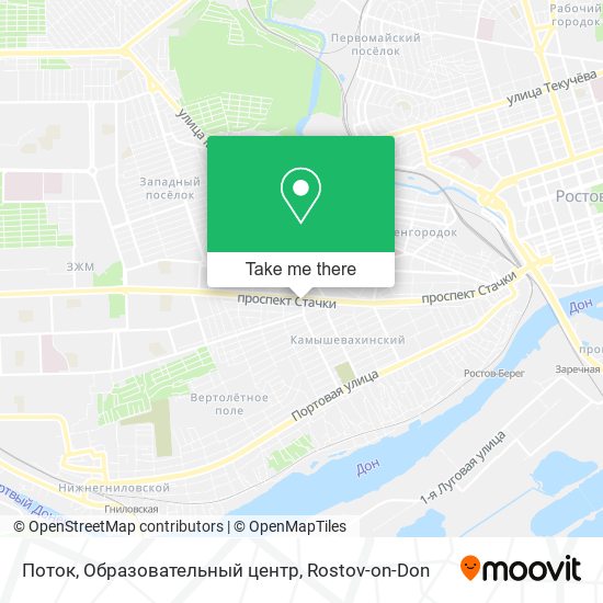 Поток, Образовательный центр map