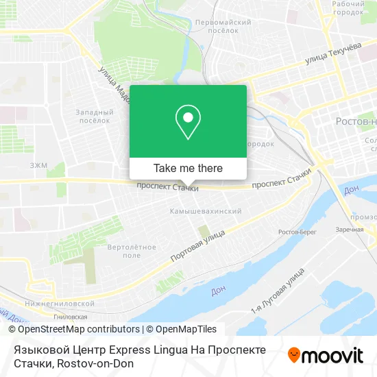 Языковой Центр Express Lingua На Проспекте Стачки map