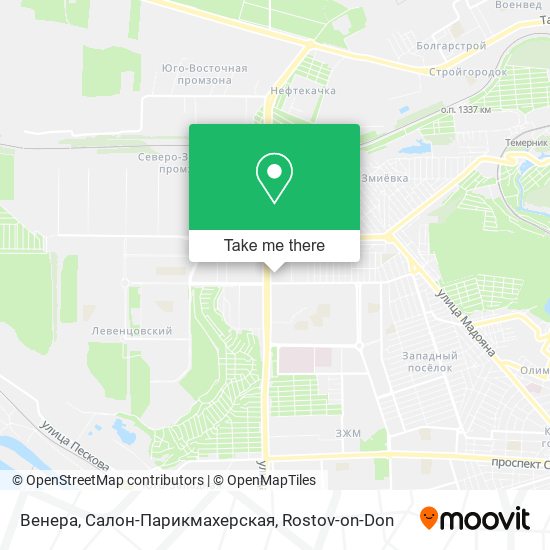 Венера, Салон-Парикмахерская map