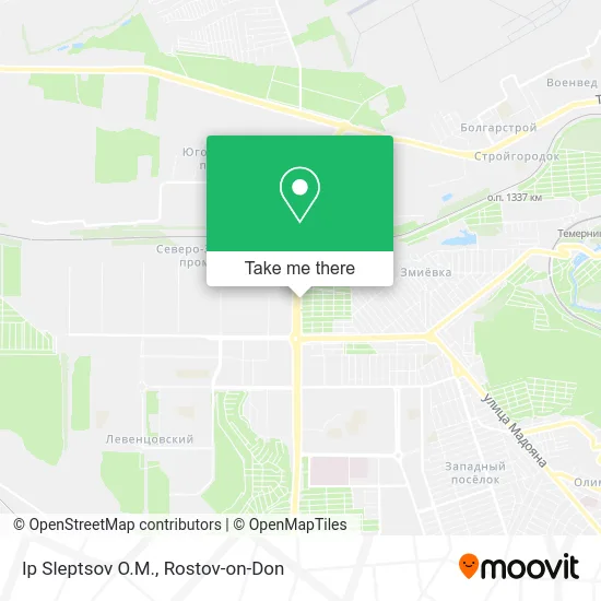 Ip Sleptsov O.M. map