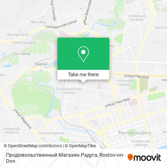 Продовольственный Магазин Радуга map