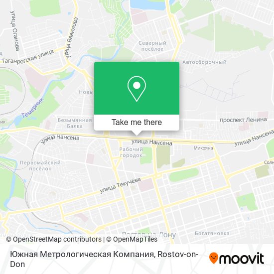 Южная Метрологическая Компания map