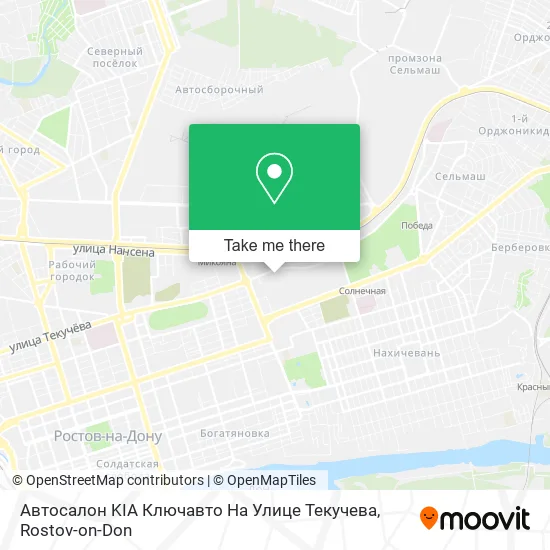Автосалон KIA Ключавто На Улице Текучева map