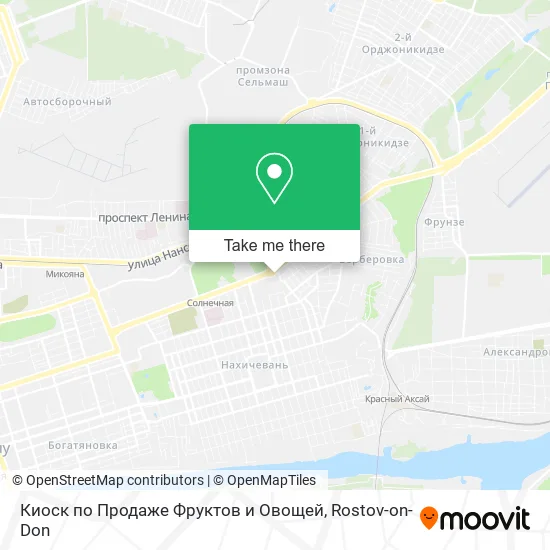 Киоск по Продаже Фруктов и Овощей map