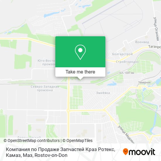 Компания по Продаже Запчастей Краз Ротекс, Камаз, Маз map