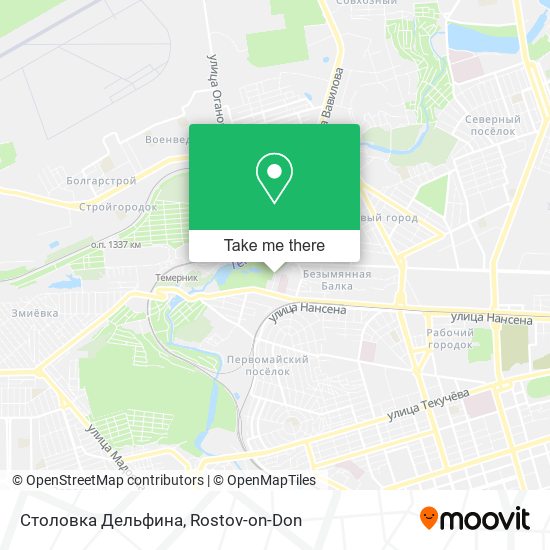 Столовка Дельфина map