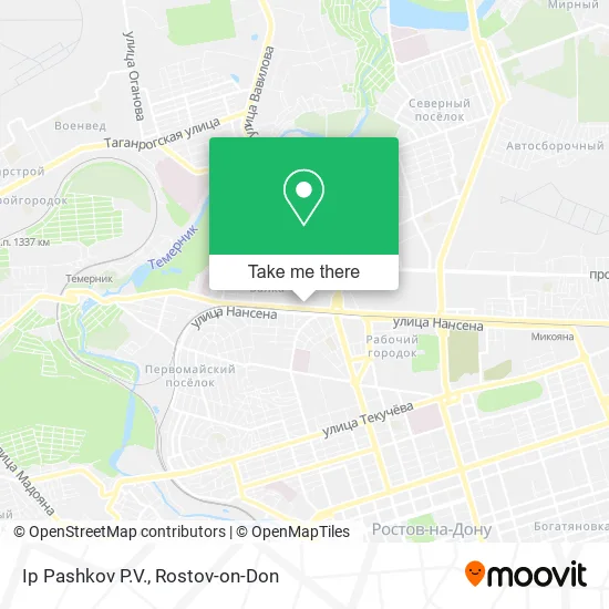 Ip Pashkov P.V. map