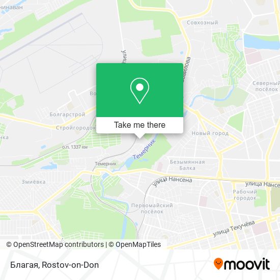 Благая map