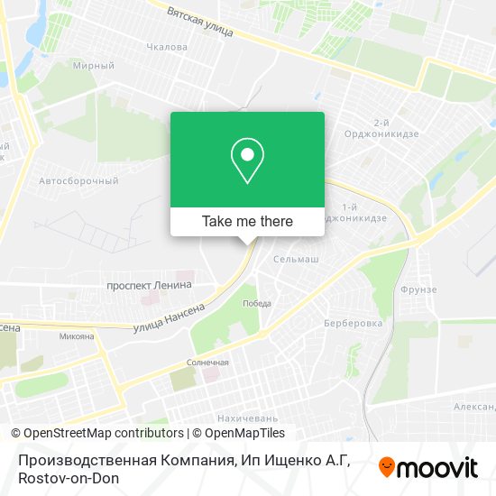 Производственная Компания, Ип Ищенко А.Г map