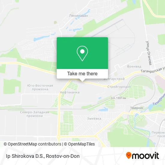 Ip Shirokova D.S. map