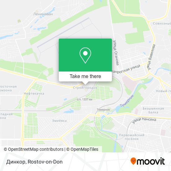 Динкор map