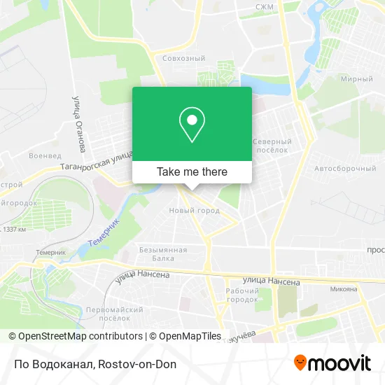 По Водоканал map