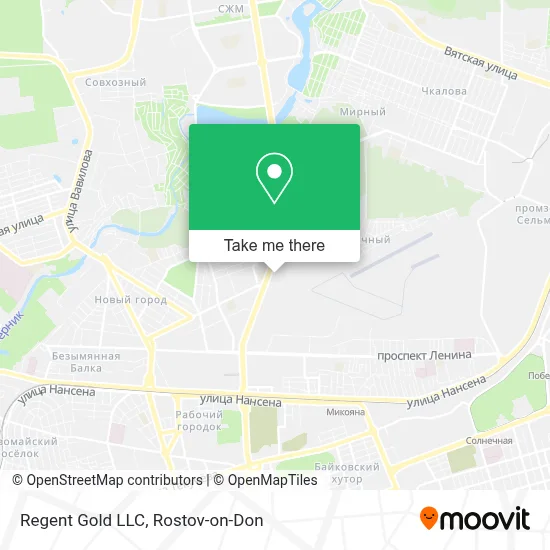 Regent Gold LLC map