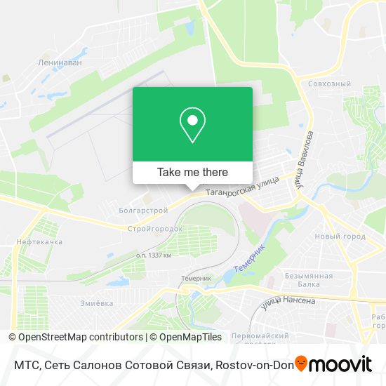 МТС, Сеть Салонов Сотовой Связи map