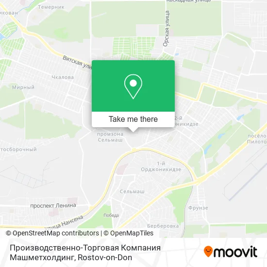 Производственно-Торговая Компания Машметхолдинг map