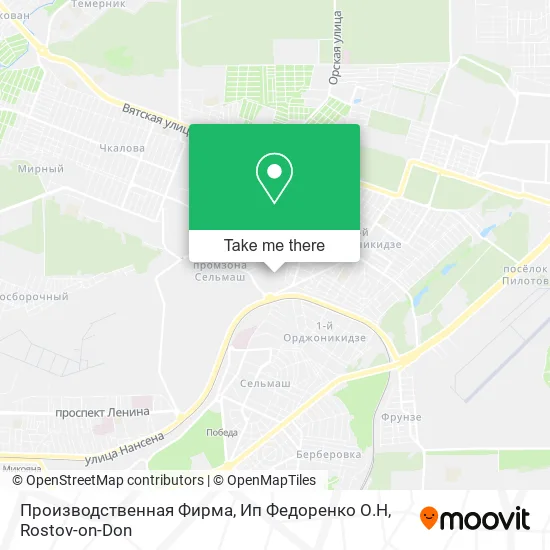 Производственная Фирма, Ип Федоренко О.Н map