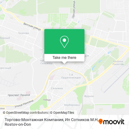 Торгово-Монтажная Компания, Ип Сотников М.Н map