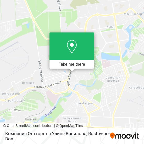 Компания Оптторг на Улице Вавилова map