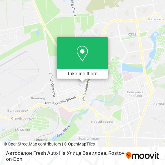 Автосалон Fresh Auto На Улице Вавилова map