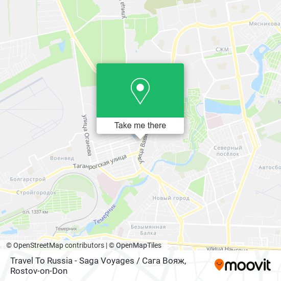 Travel To Russia - Saga Voyages / Сага Вояж map